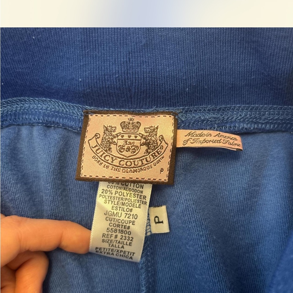 Juicy Couture Blue Velour Tracksuit - Picture 7 of 8
